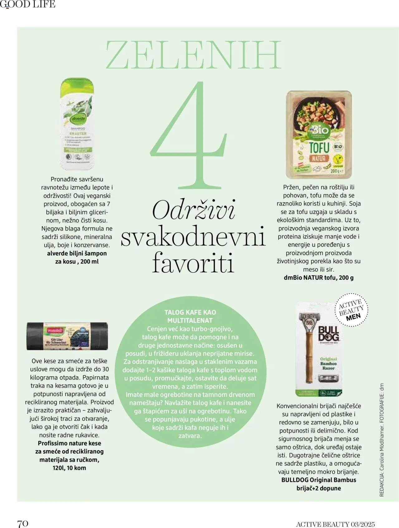 DM Drogerie katalog - važi od 05.08.2025 | Strana: 70 | Proizvode: Tofu, Sto, Ulje, Kafa