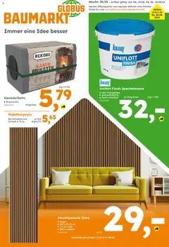 Globus Baumarkt Prospekt 	 gültig ab dem 25.08.2025