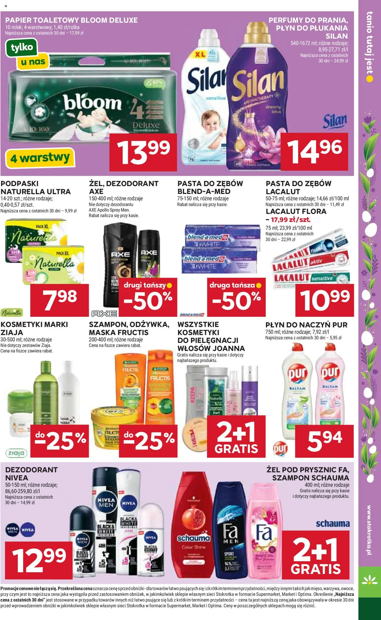 Stokrotka gazetka od 02.04.2026 | Strona: 40 | Produkty: Stokrotka, Maska, Dezodorant, Lacalut