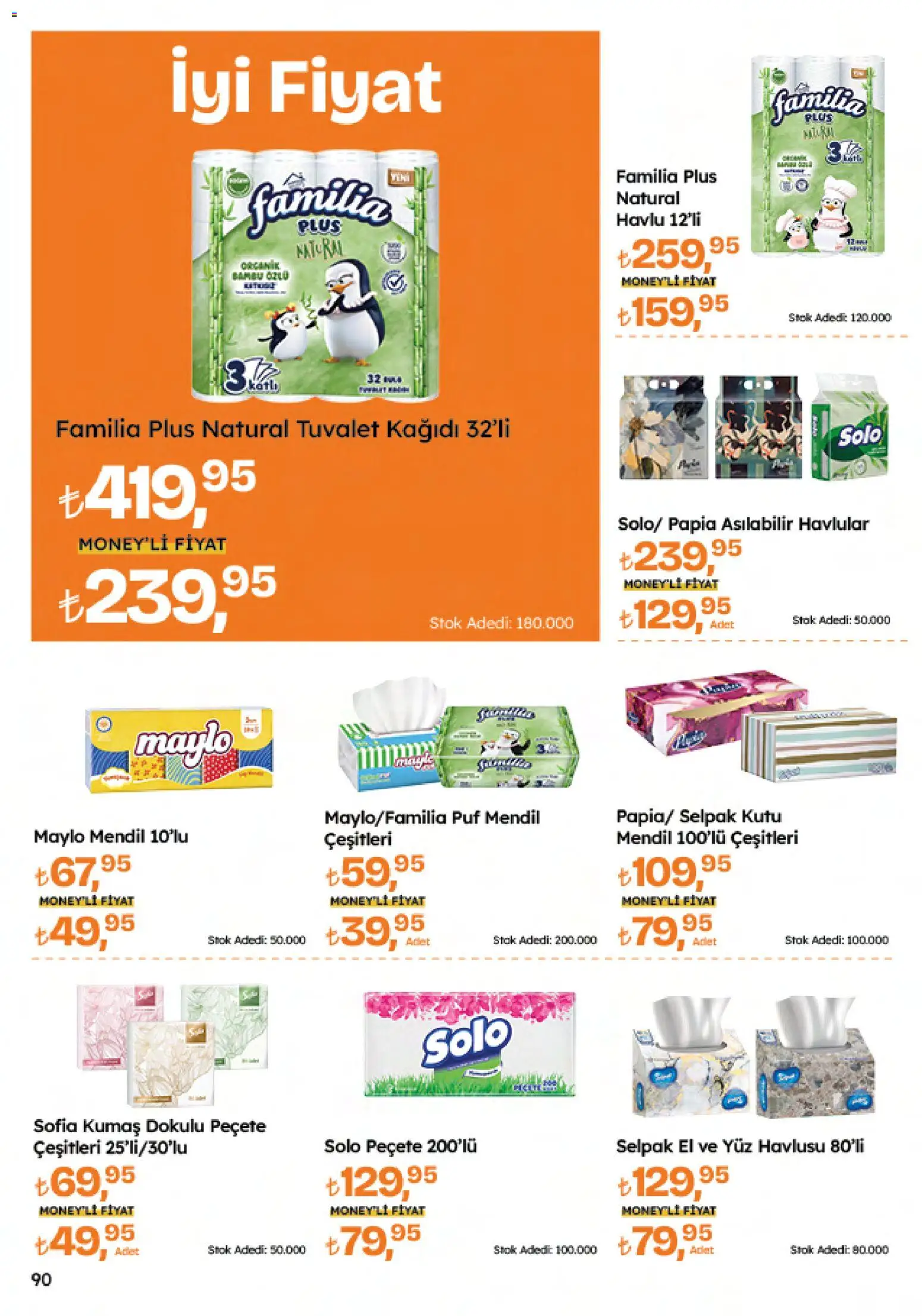 Migros Katalog - Migroskop - 12.03.2026 tarihinden itibaren geçerlidir | Sayfa: 90 | Ürünler: Kutu, Mendil, Tuvalet kağıdı, Yüz havlusu