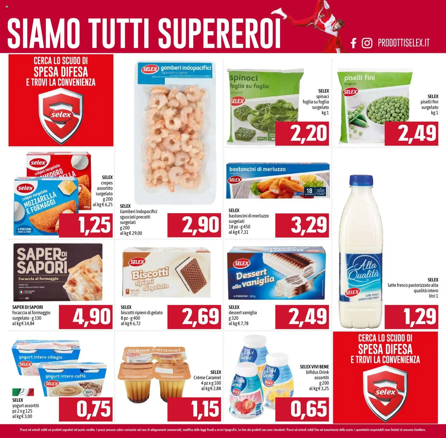 Volantino Emisfero del 13.11.2025 | Pagina: 38 | Prodotti: Gamberi, Focaccia, Mozzarella, Piselli