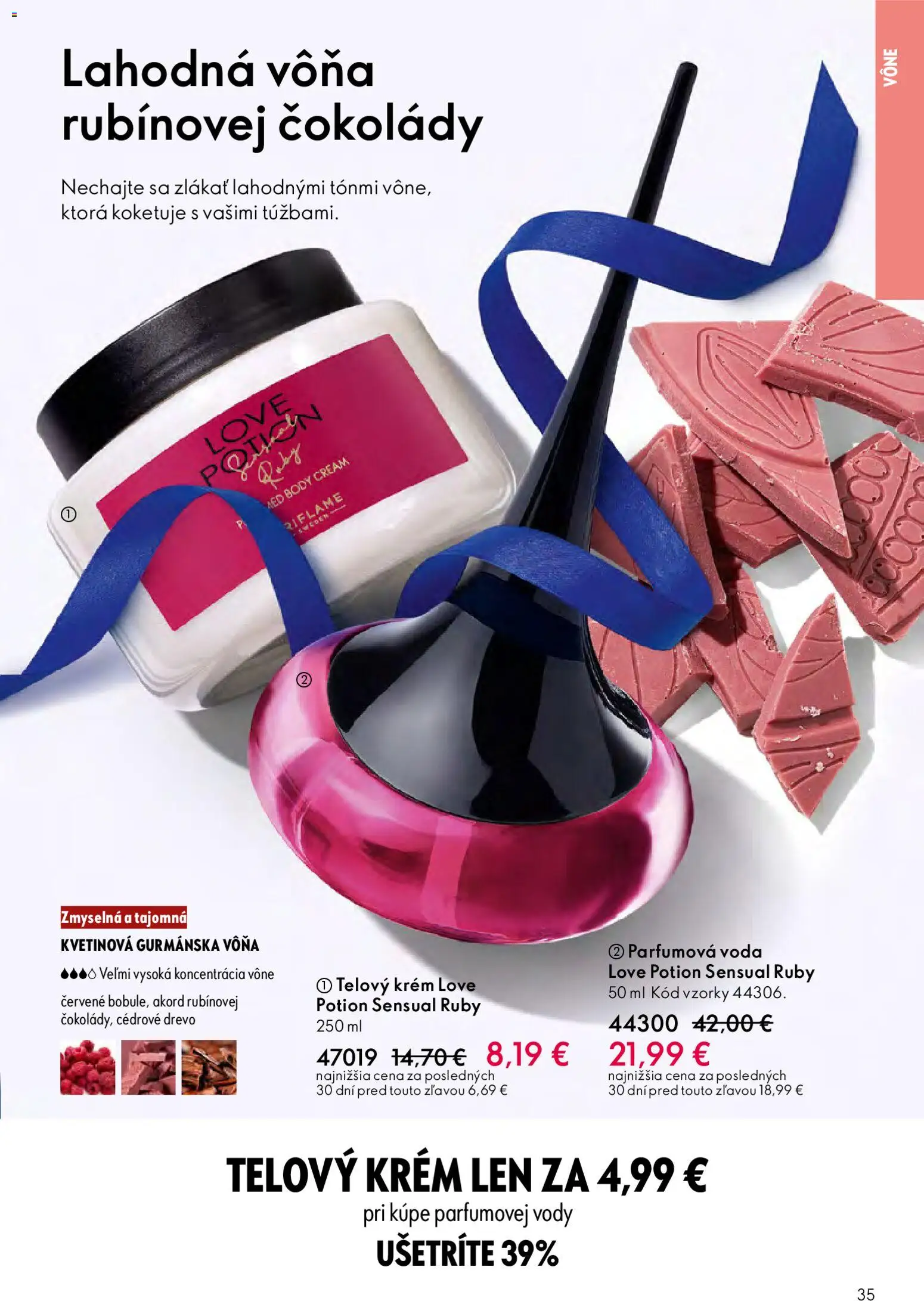 Nové Oriflame akcie – leták je platný od 03.12.2025 | Strana: 35 | Produkty: Telový krém, Krém, Voda, Med