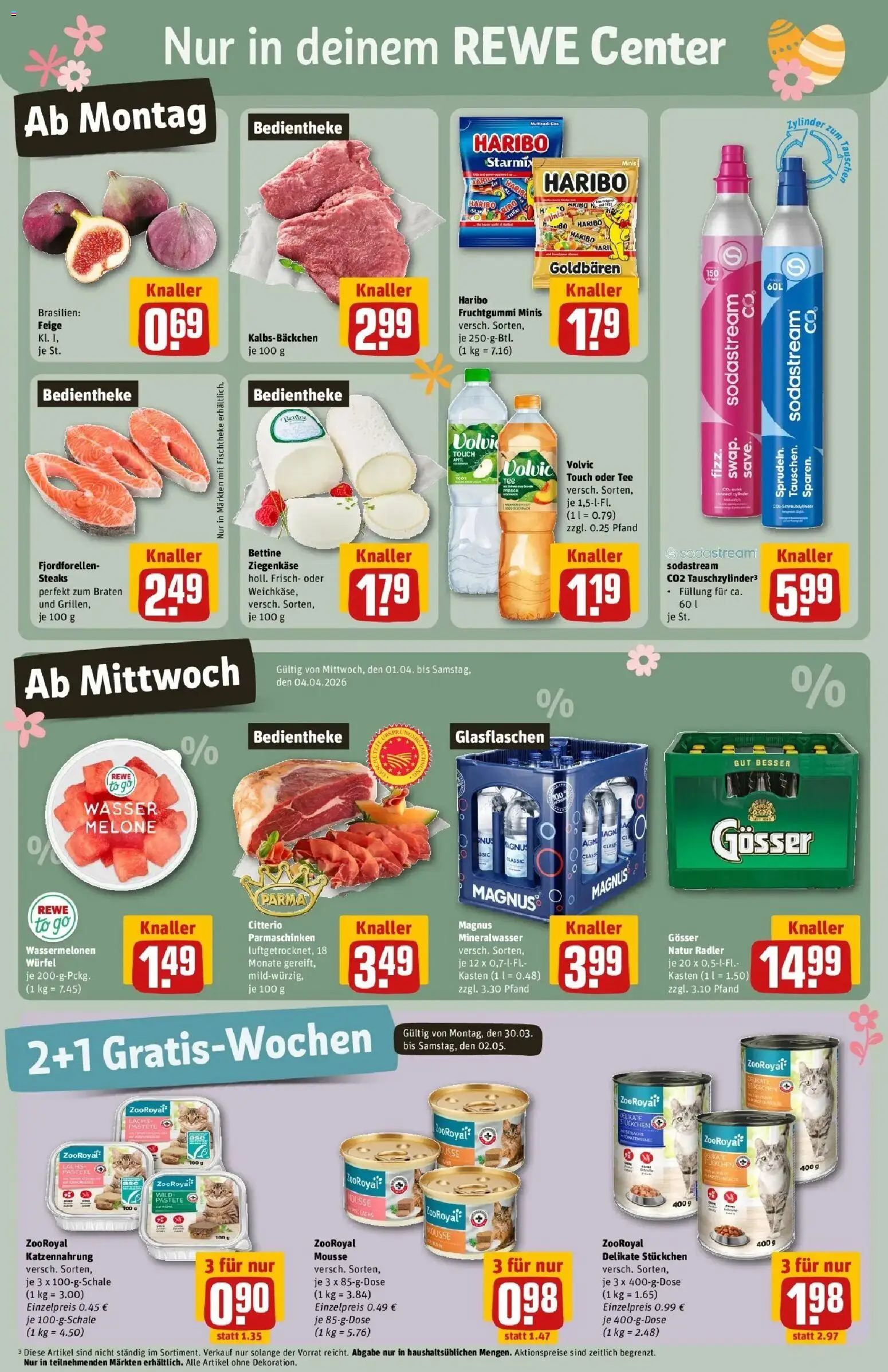 Rewe Prospekt Hamburg / Wilhelmsburg	 – gültig ab 30.03.2026 | Seite: 3 | Produkte: Äpfel, Mineralwasser, Lachs, Melone