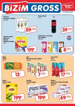 11.09.2025 tarihinden itibaren geçerli olan Bizim Toptan kataloğu önizlemesi