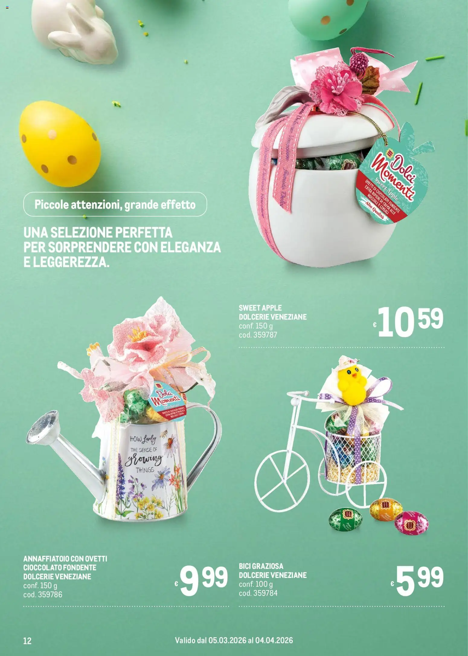 Volantino Metro del 05.03.2026 | Pagina: 12 | Prodotti: Crema, Cioccolato, Cereali, The