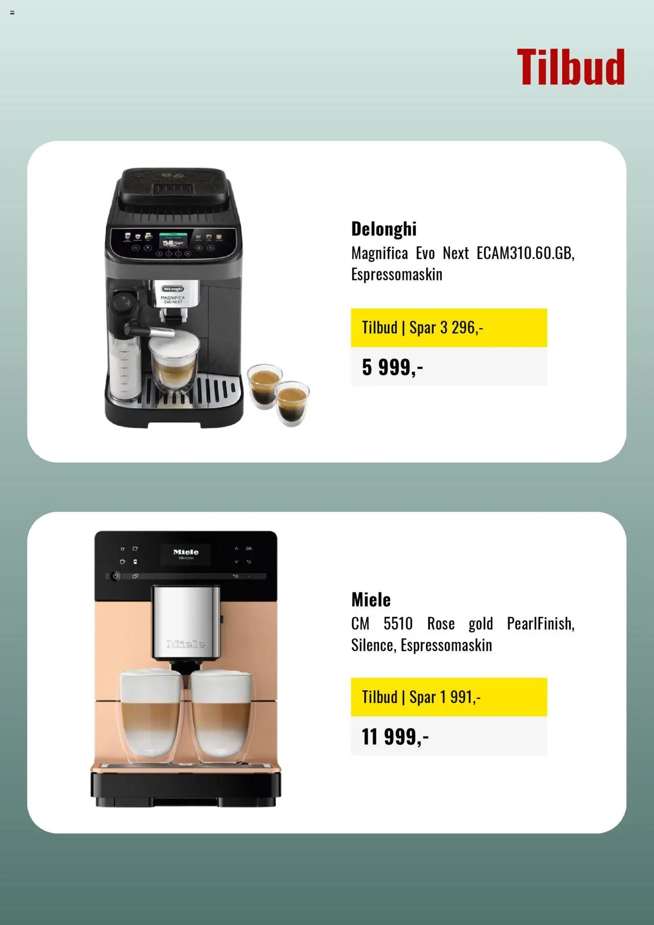  | Side: 2 | Produkter: Espressomaskin, Суміш дитяча