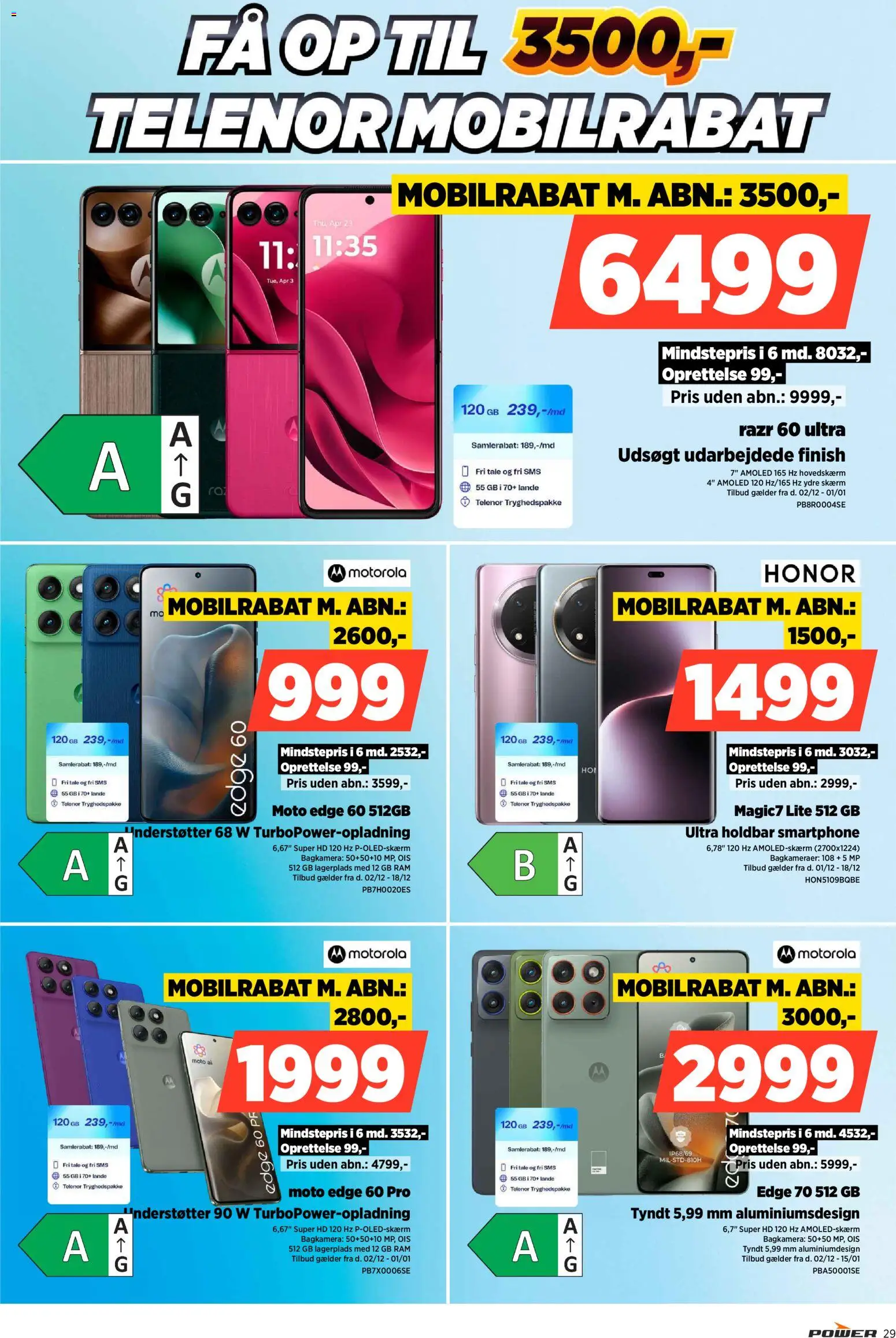 Power tilbudsavis – gyldig fra 02.12.2025 | Side: 29 | Produkter: RAM, Skærm, Smartphone