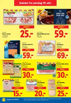 Lidl - Tilbudsavis gyldig fra 19.10.2025 | Side: 13 | Produkter: Skinke, Ribs, Bacon, Søm