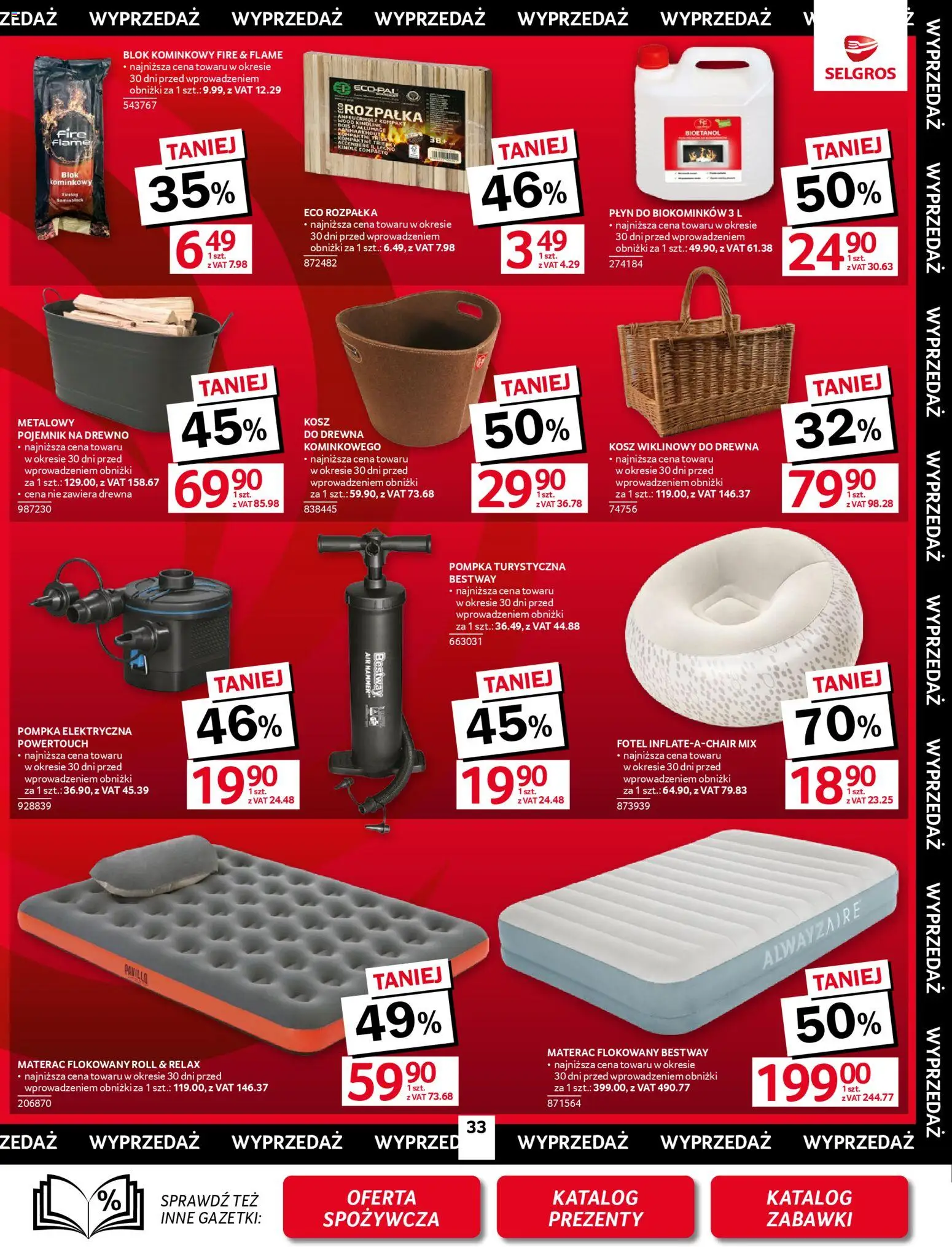 Selgros cash&carry Gazetka - Oferta przemysłowa od 20.11.2025 | Strona: 35 | Produkty: Materac, Fotel, Kosz