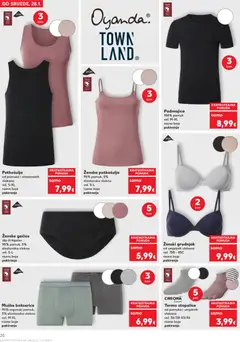Ženske gaćice, slip ili hipster 95% pamuk, 5% elastanska vlakna vel. S-L razne boje pakiranje - Pregled kataloga iz trgovine Kaufland, vrijedi od 28.01.2026 | Stranica: 20 | Proizvodi: Gaćice, Grudnjak, Bokserice