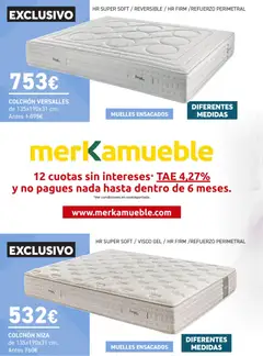 Vista previa Merkamueble folleto válido desde el 21.01.2026 | Página: 80 | Productos: Colchon