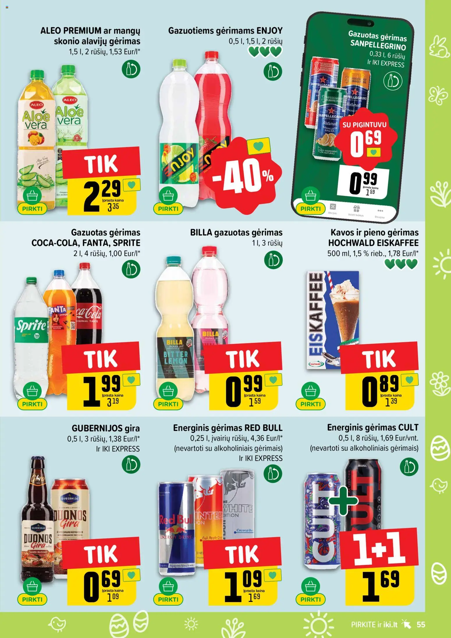 IKI akcijos nuo 23.03.2026 | Puslapis: 55 | Prekių: Energinis gėrimas