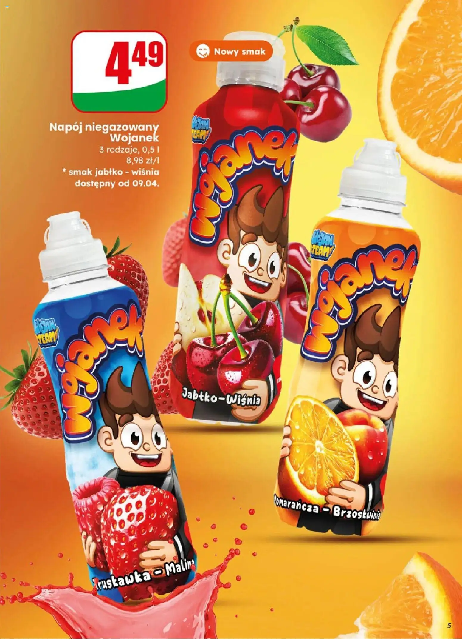 Dino gazetka od 08.04.2026 | Strona: 5 | Produkty: Brzoskwinia