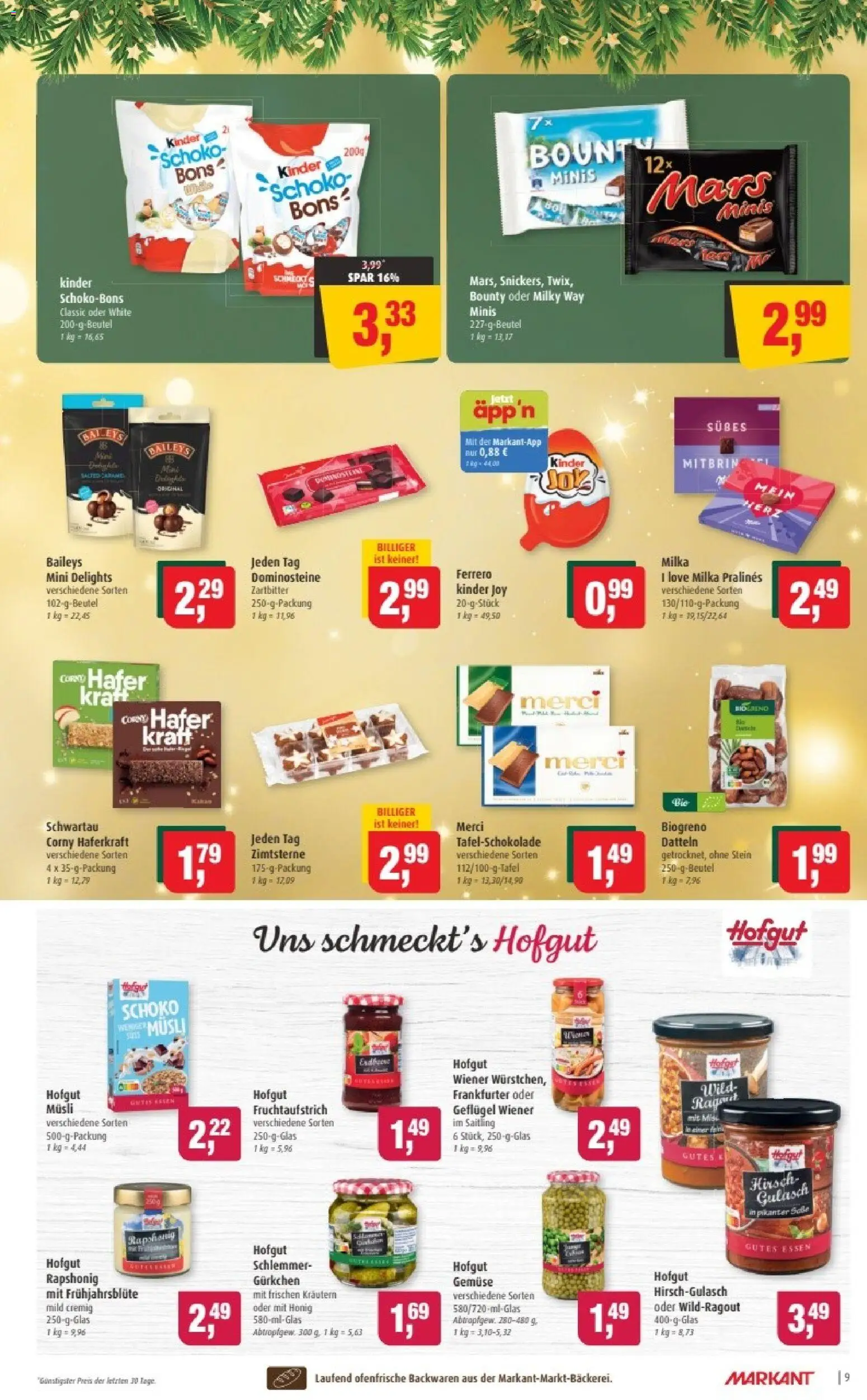 Markant Prospekt 	 – gültig ab 08.12.2025 | Seite: 9 | Produkte: Musli, Milka, Gulasch, Baileys