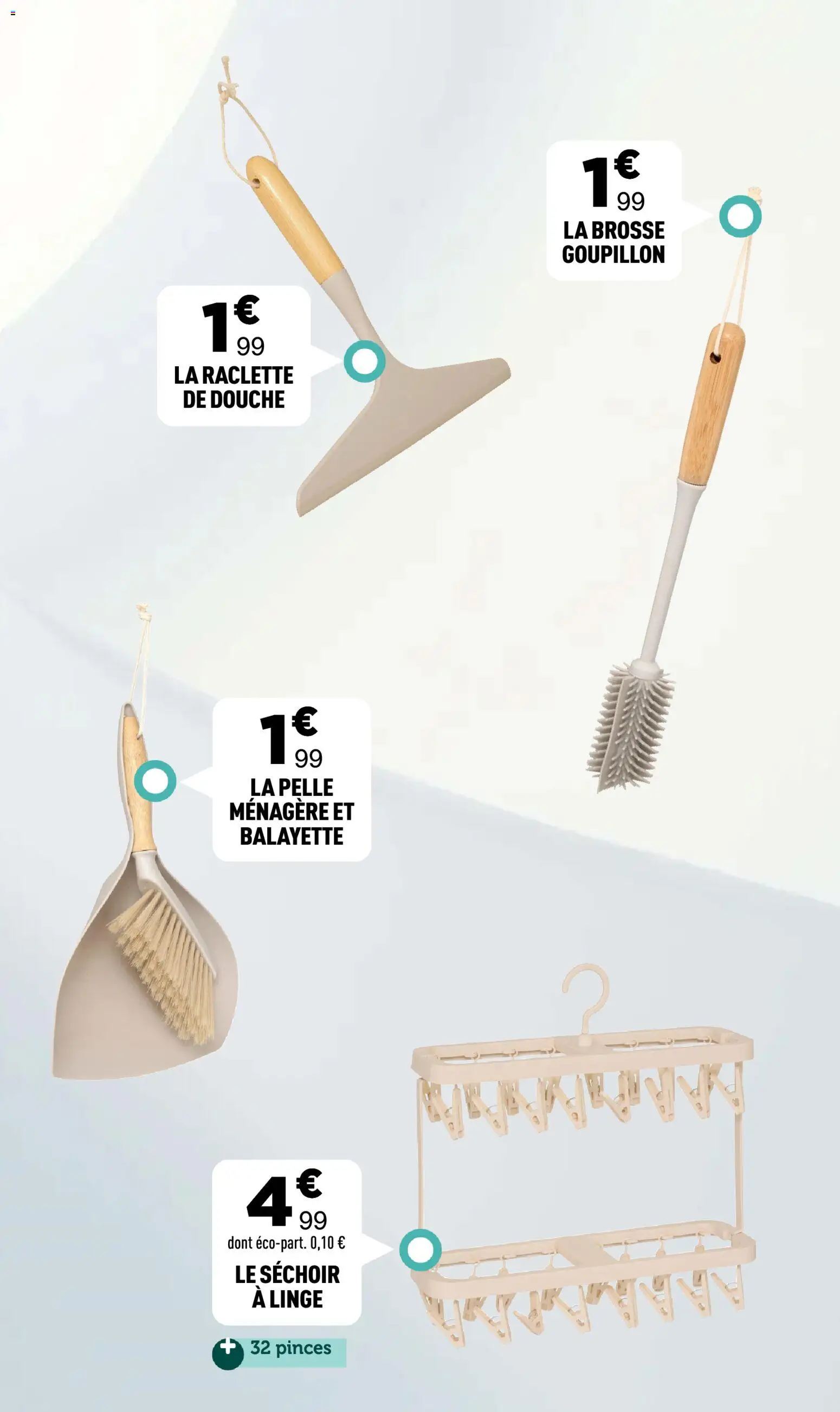 {H1} | Page: 23 | Produits: Pinces, Séchoir, Raclette, Douche