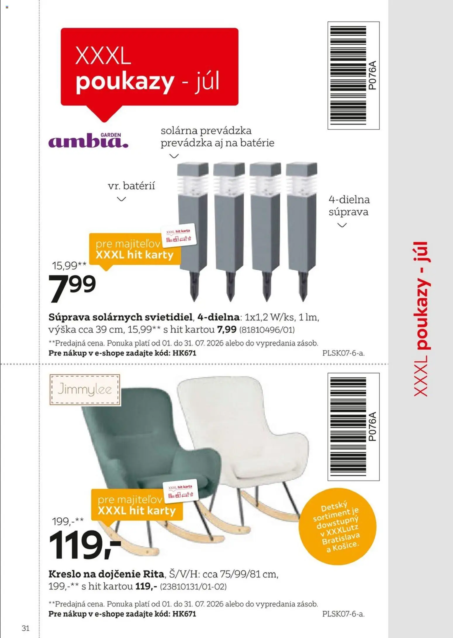 Nové XXXLutz akcie – leták je platný od 01.02.2026 | Strana: 31 | Produkty: Kreslo