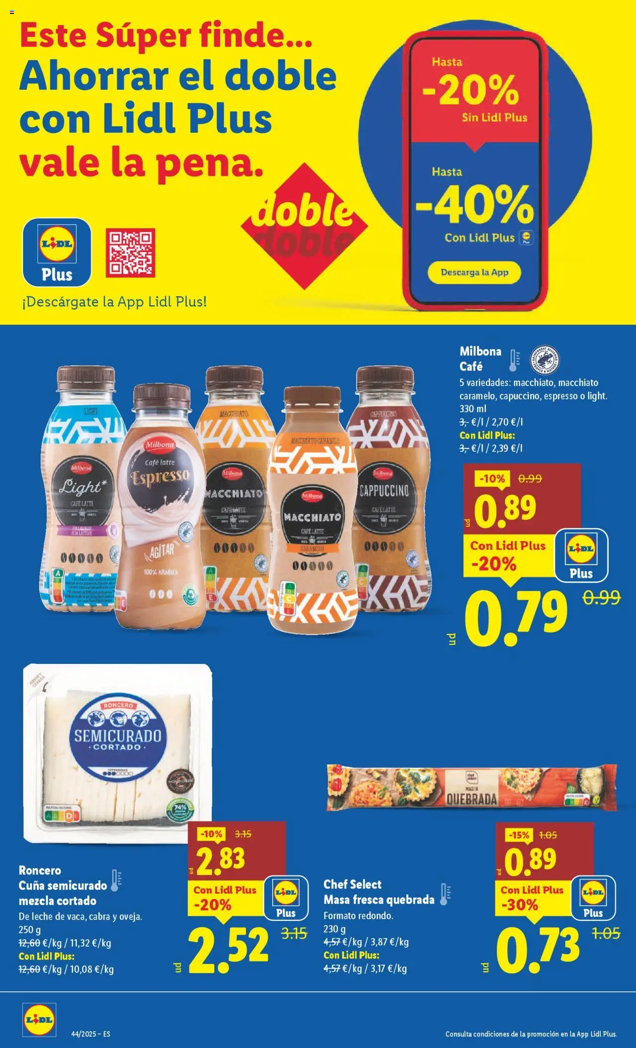 Lidl catálogo VAL │ válido desde el 27.10.2025 | Página: 18 | Productos: Leche, Café, Cuna