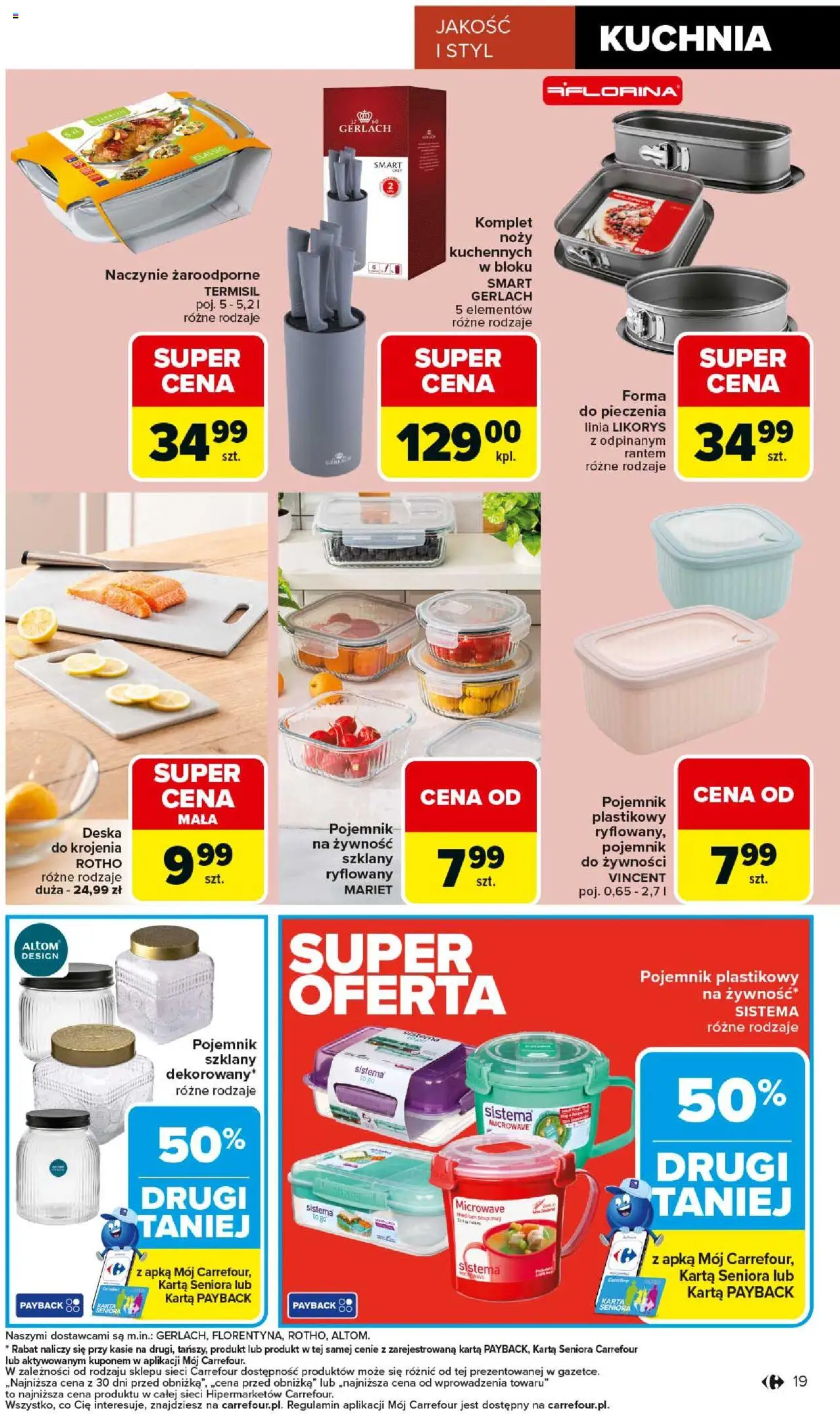 Carrefour Gazetka - Łap okazje od 11.09.2025 | Strona: 19 | Produkty: Karta, Naczynie żaroodporne