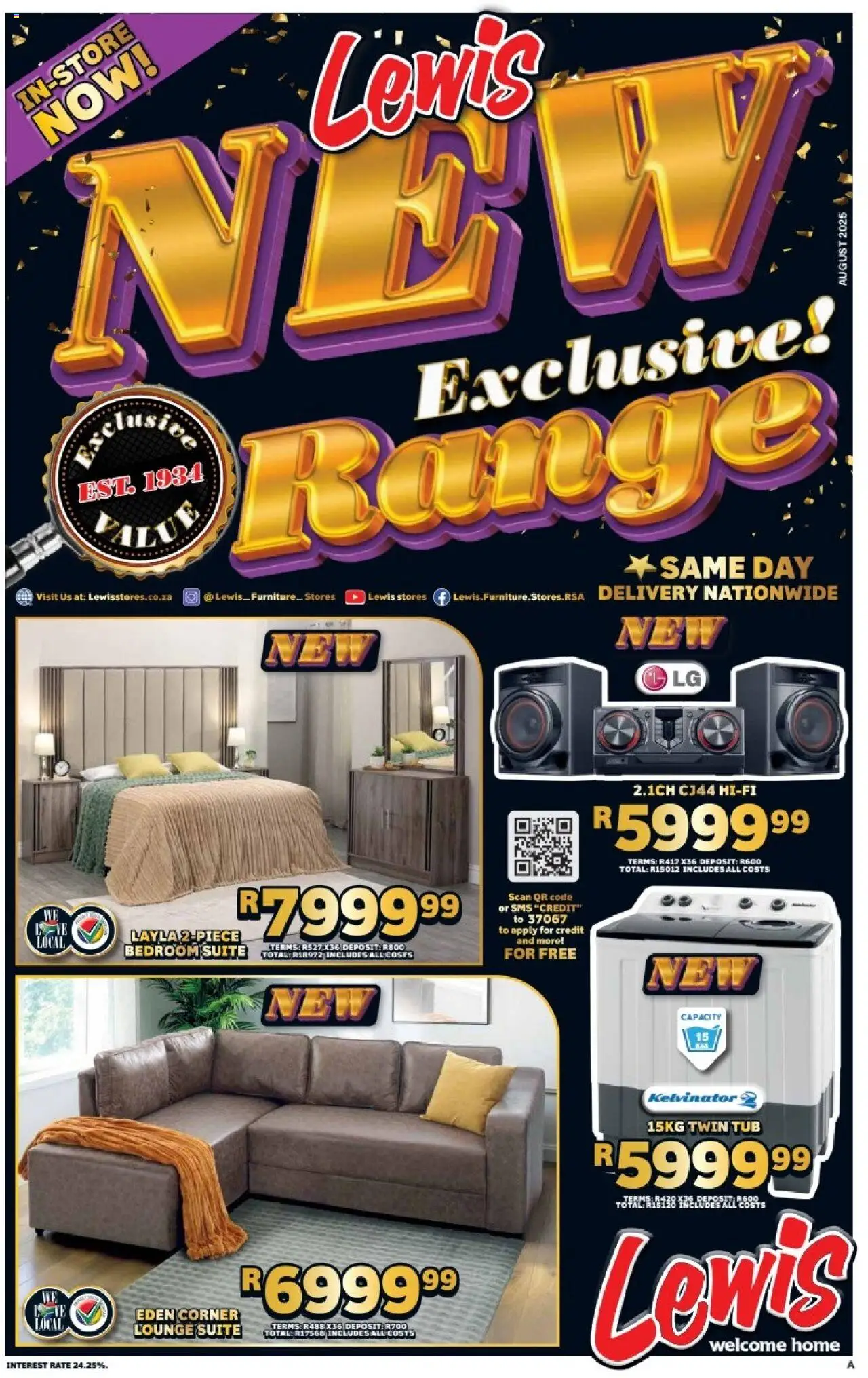 Lewis Stores Specials │ valid from 11.08.2025 | Page: 1 | Products: Lounge suite