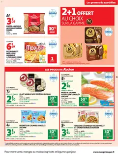 Auchan  25 jours supers  - Voorbeeld van een folder van Auchan, geldig van 21.04.2026 | Pagina: 21 | Producten: Pizza, Chorizo, Cheddar, La