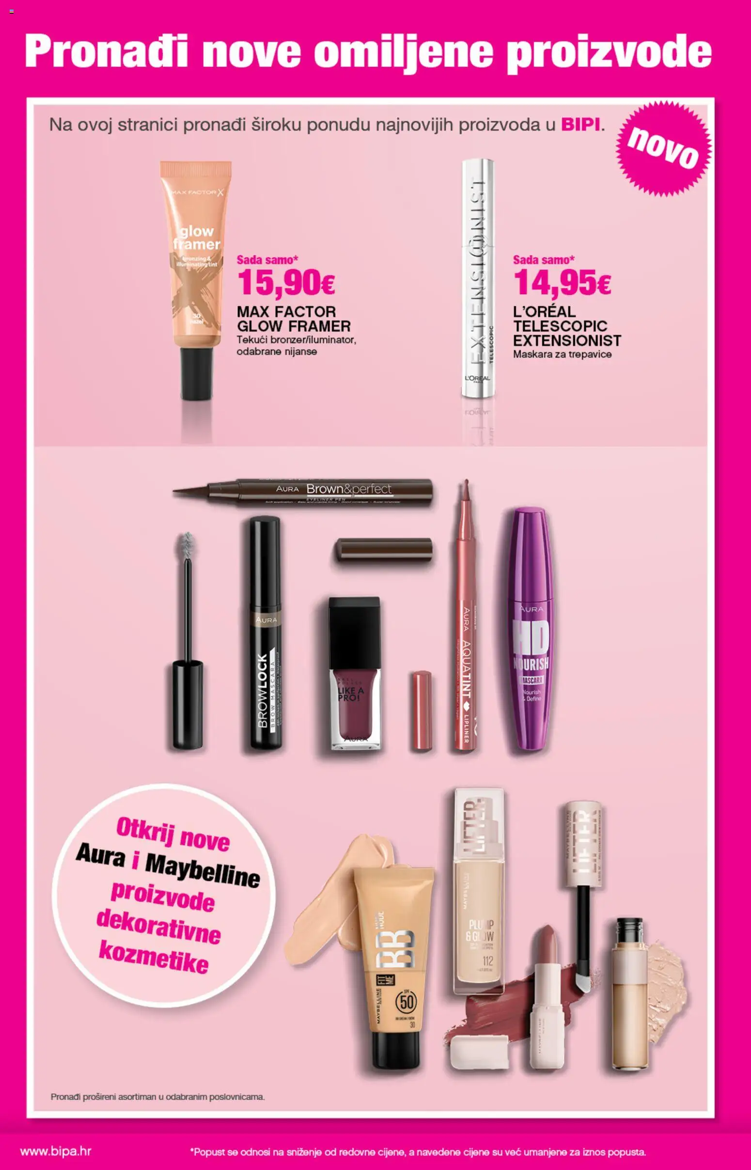 Bipa katalog | vrijedi od 19.02.2026 | Stranica: 21 | Proizvodi: Maskara, Maybelline