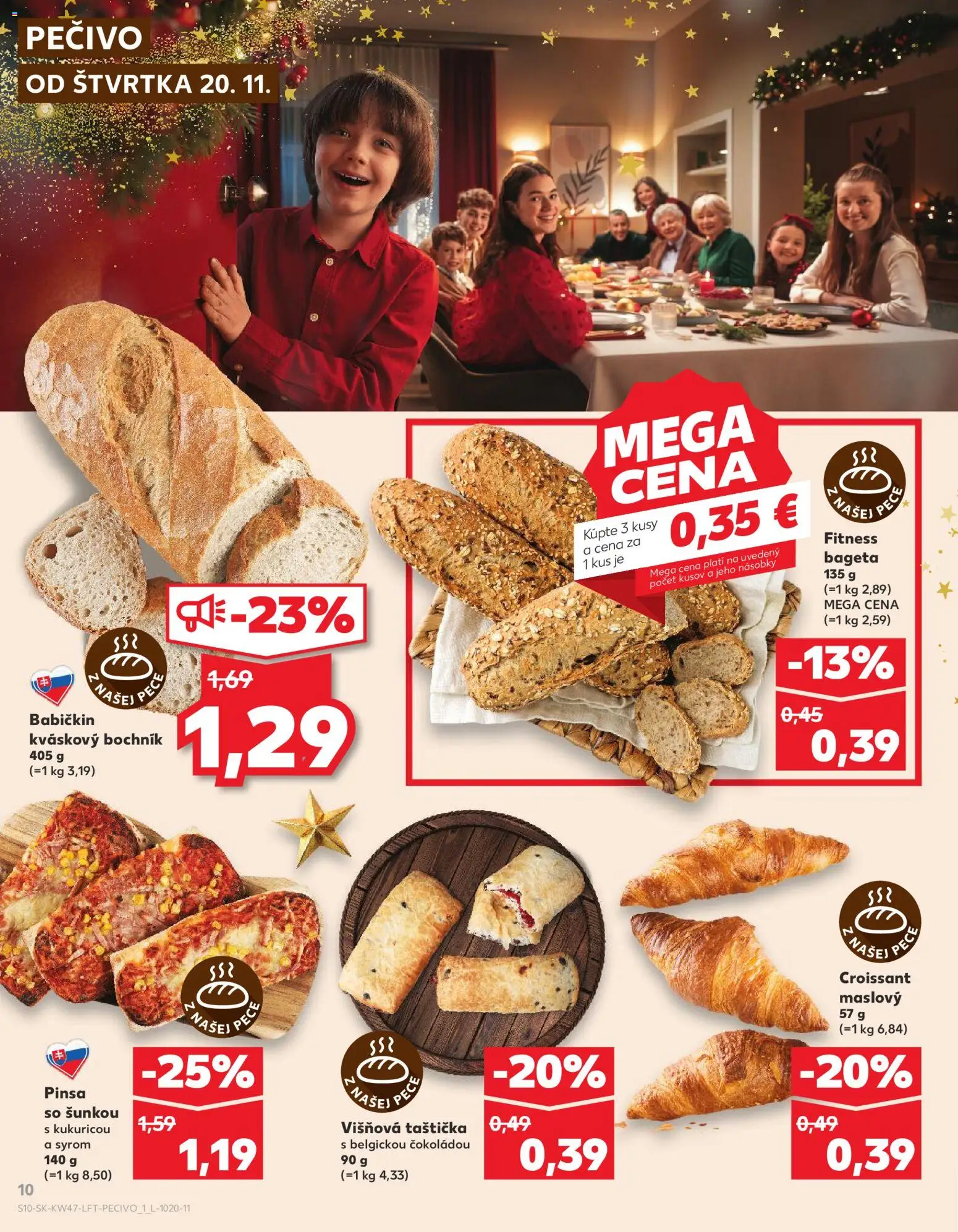 Kaufland SK akciós ujság - amely érvényes a következő dátumtól: 20.11.2025 | Oldal: 10