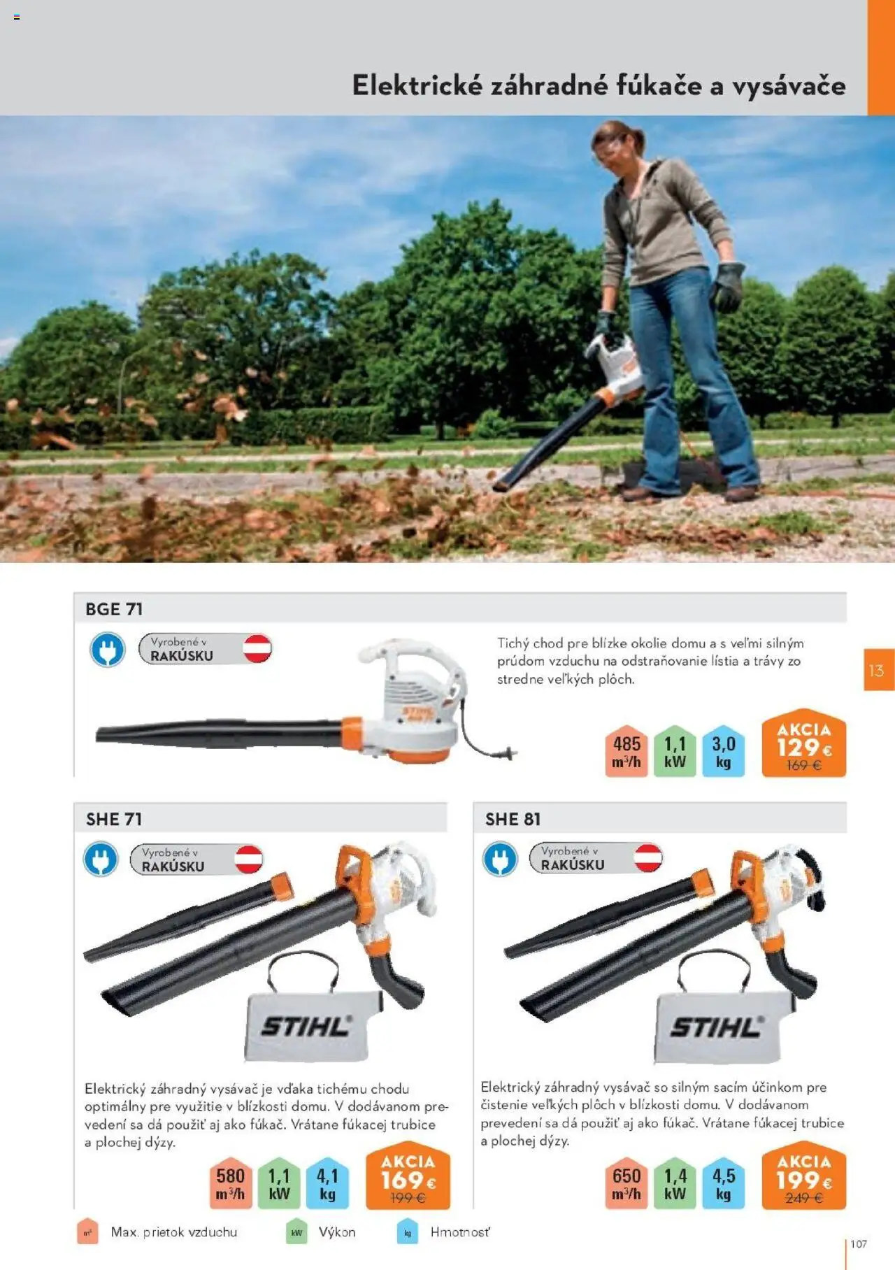 Nové STIHL akcie – leták je platný od 29.09.2025 | Strana: 107 | Produkty: Vysávače, Vysávač