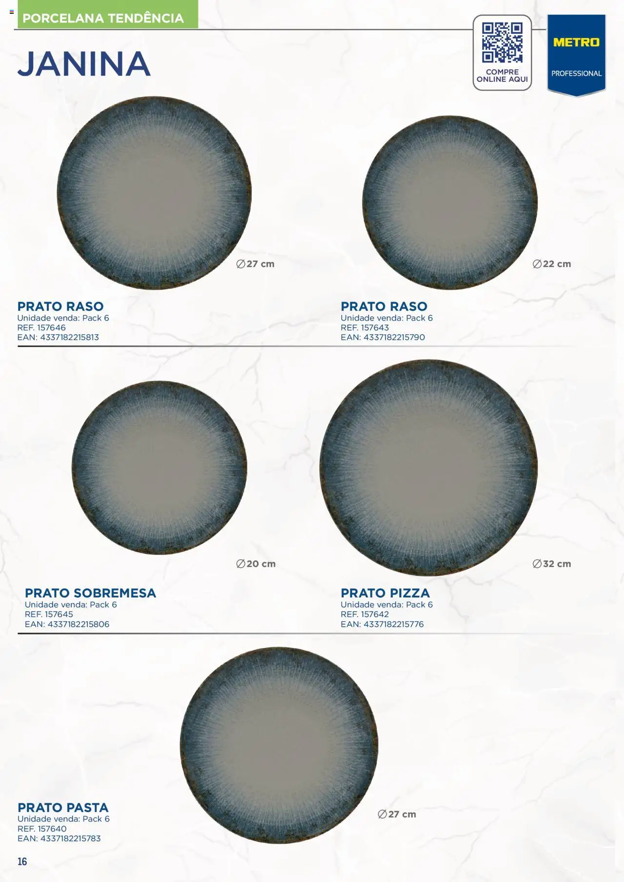 Makro Catálogo Serviço de Mesa │ válido de 01.08.2024 | Página: 16 | Produtos: Pizza