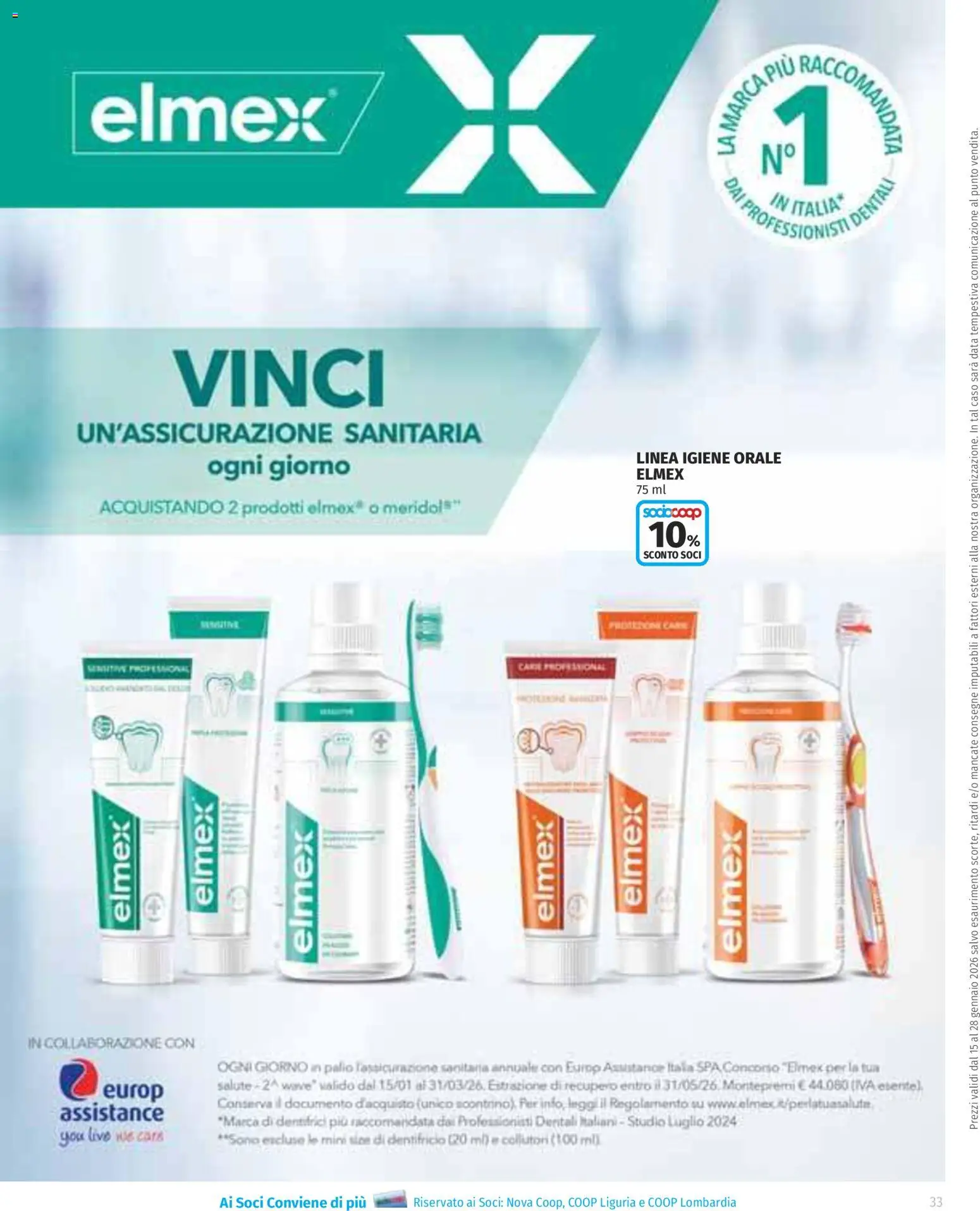 Volantino Ipercoop del 15.01.2026 | Pagina: 33 | Prodotti: Dentifricio