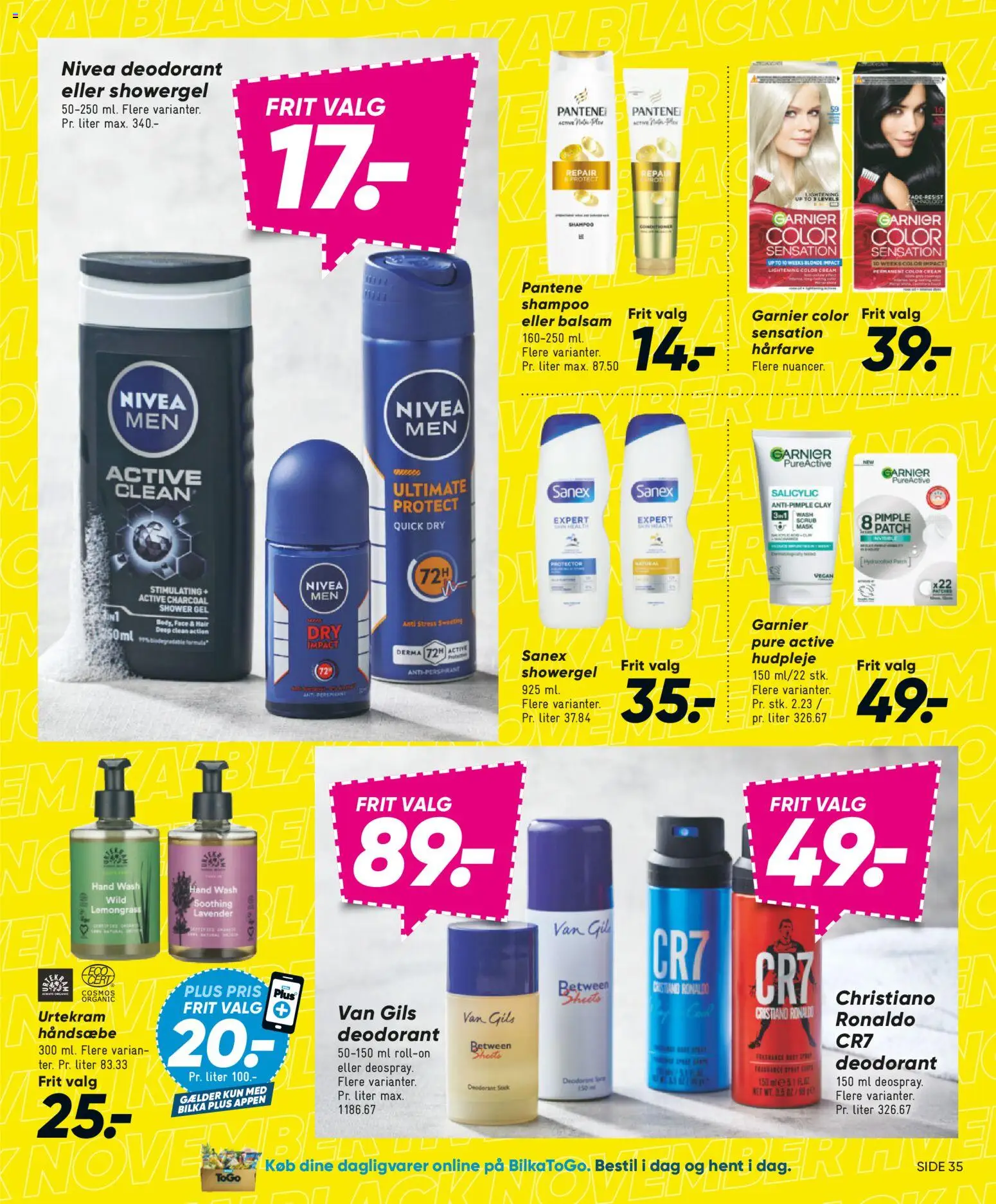 Bilka tilbudsavis – gyldig fra 31.10.2025 | Side: 51 | Produkter: Shampoo, Balsam, Deodorant, Antiperspirant