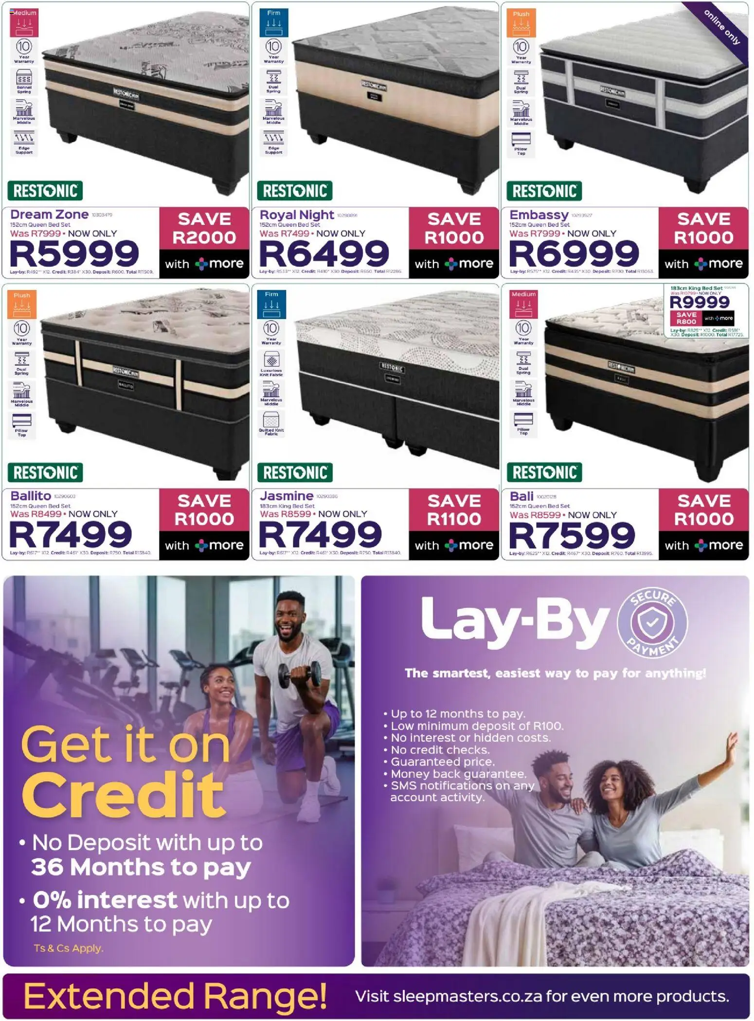 New Sleepmasters catalogue – valid from 15.01.2026 | Page: 7 | Products: Queen bed, King bed, Bed, Pillow