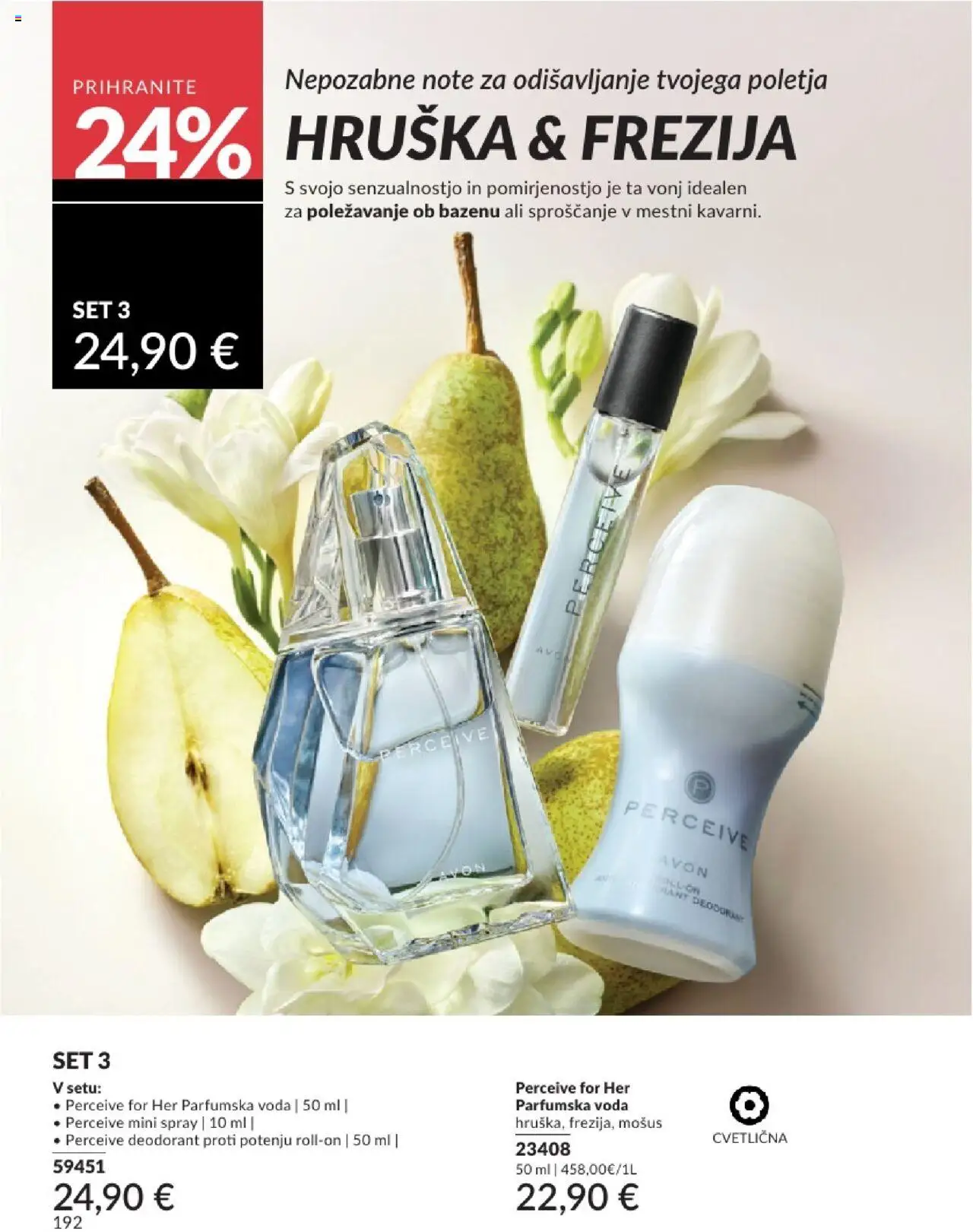 Avon katalog │ velja od 31.07.2025 | Stran: 192 | Izdelki: Hruska, Deodorant, Voda, Parfumska voda