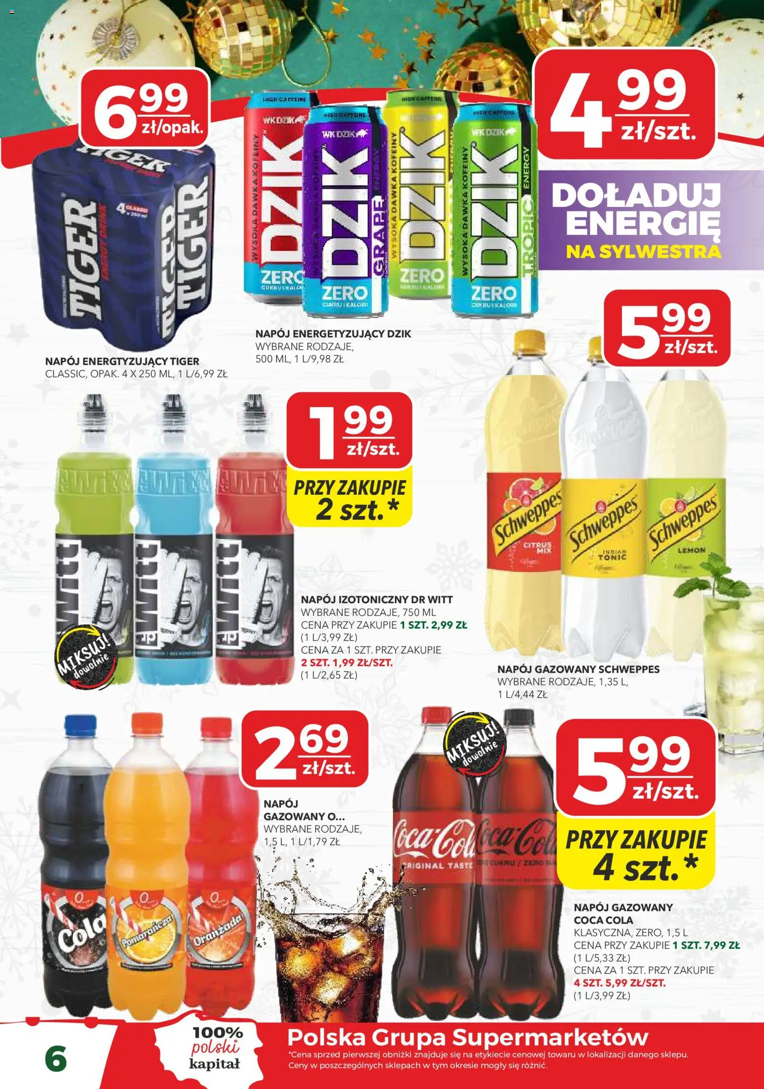 Top Market Gazetka od 27.12.2025 | Strona: 6 | Produkty: Coca cola