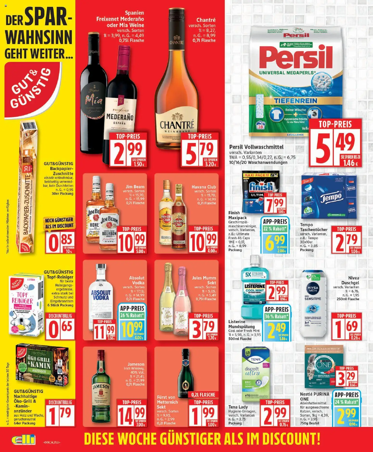 Elli Markt Prospekt 	 – gültig ab 16.02.2026 | Seite: 14 | Produkte: Grill, Kamin, Freixenet, Listerine