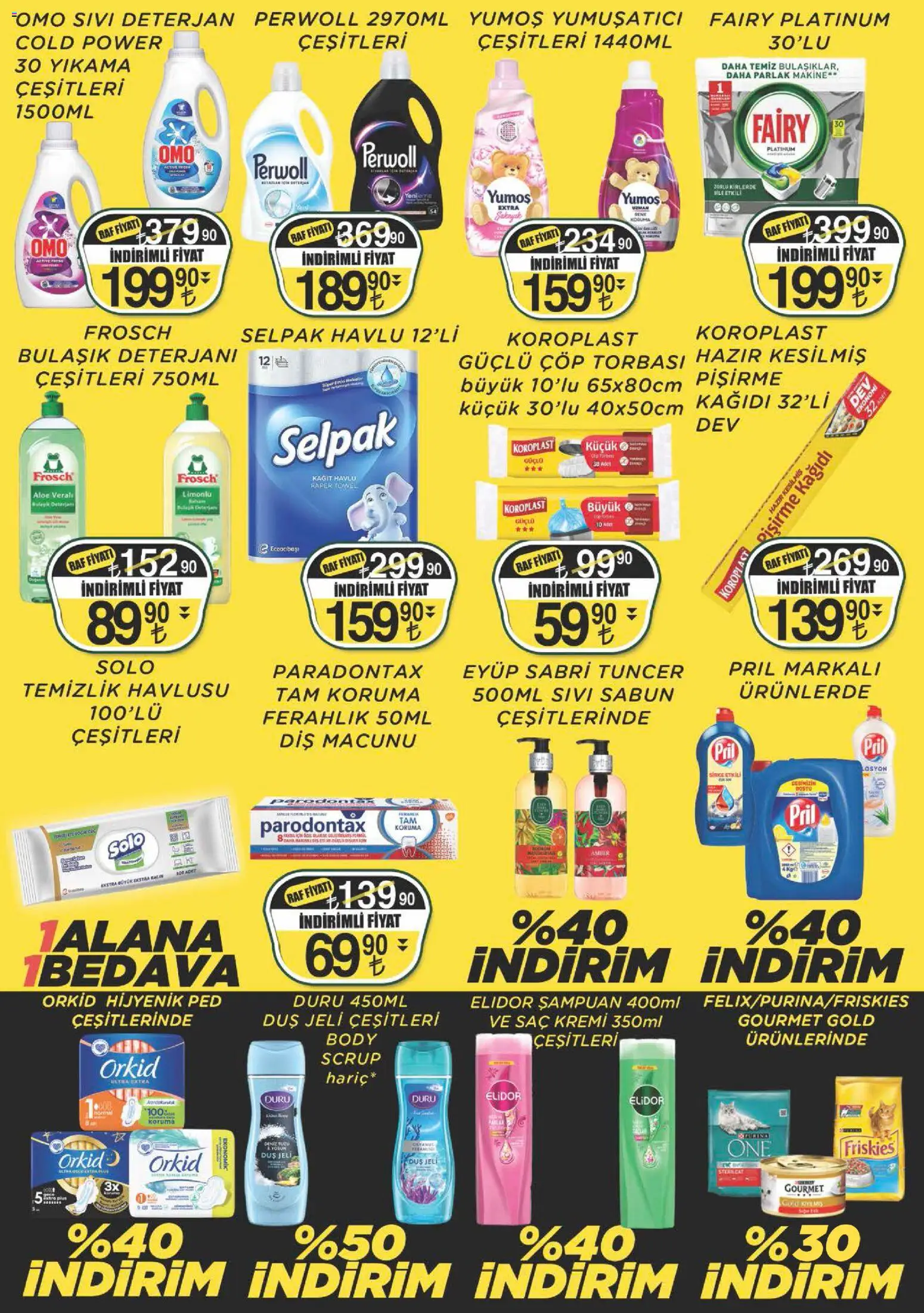 Sarıyer Katalog - 03.04.2026 tarihinden itibaren geçerlidir | Sayfa: 3 | Ürünler: Raf, Sabun, Deterjan, Bulaşık deterjanı