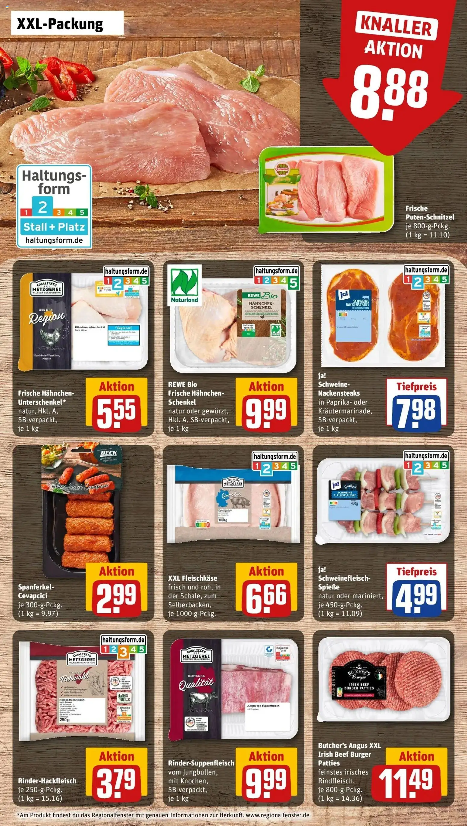 Rewe Prospekt Herford	 – gültig ab 15.03.2026 | Seite: 12 | Produkte: Nackensteaks, Cevapcici, Spieße, Paprika