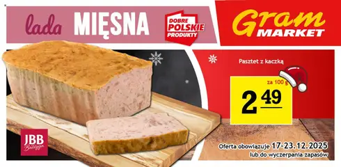 Pogląd oferty "Gram Market Gazetka - Lada Mięsna" - ważna od 17.12.2025