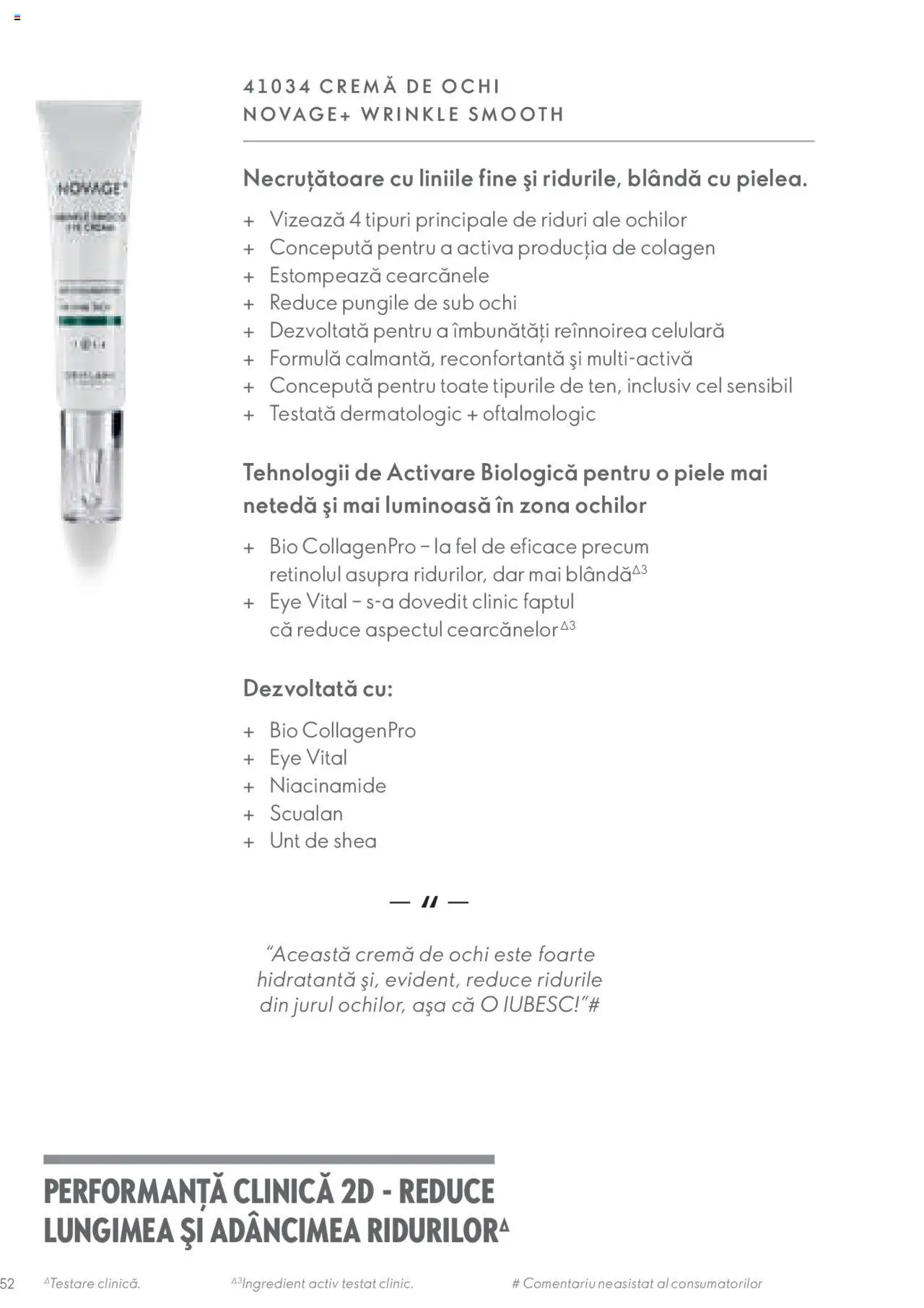 Oriflame catalog - Ghidul NOVAGE+ – valabil de la 01.03.2023 | Pagină: 52
