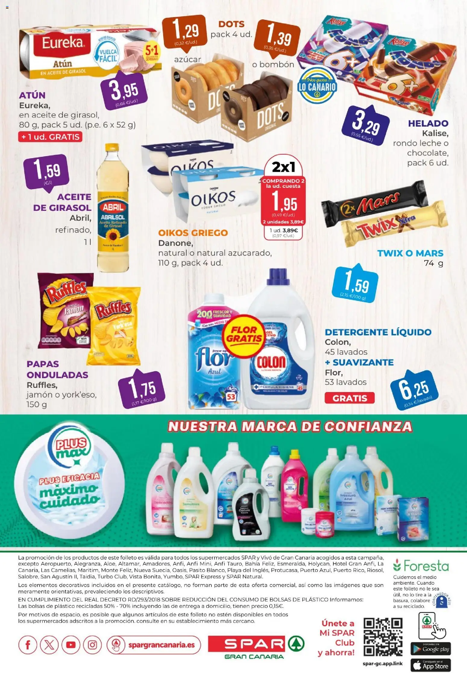 Spar - folleto │ válido desde el 09.01.2026 | Página: 22 | Productos: Yogur, Jamón, Helado, Detergente líquido