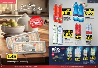 Fresh Stredné a západné Slovensko │ platný od 31.07.2025 | Strana: 18