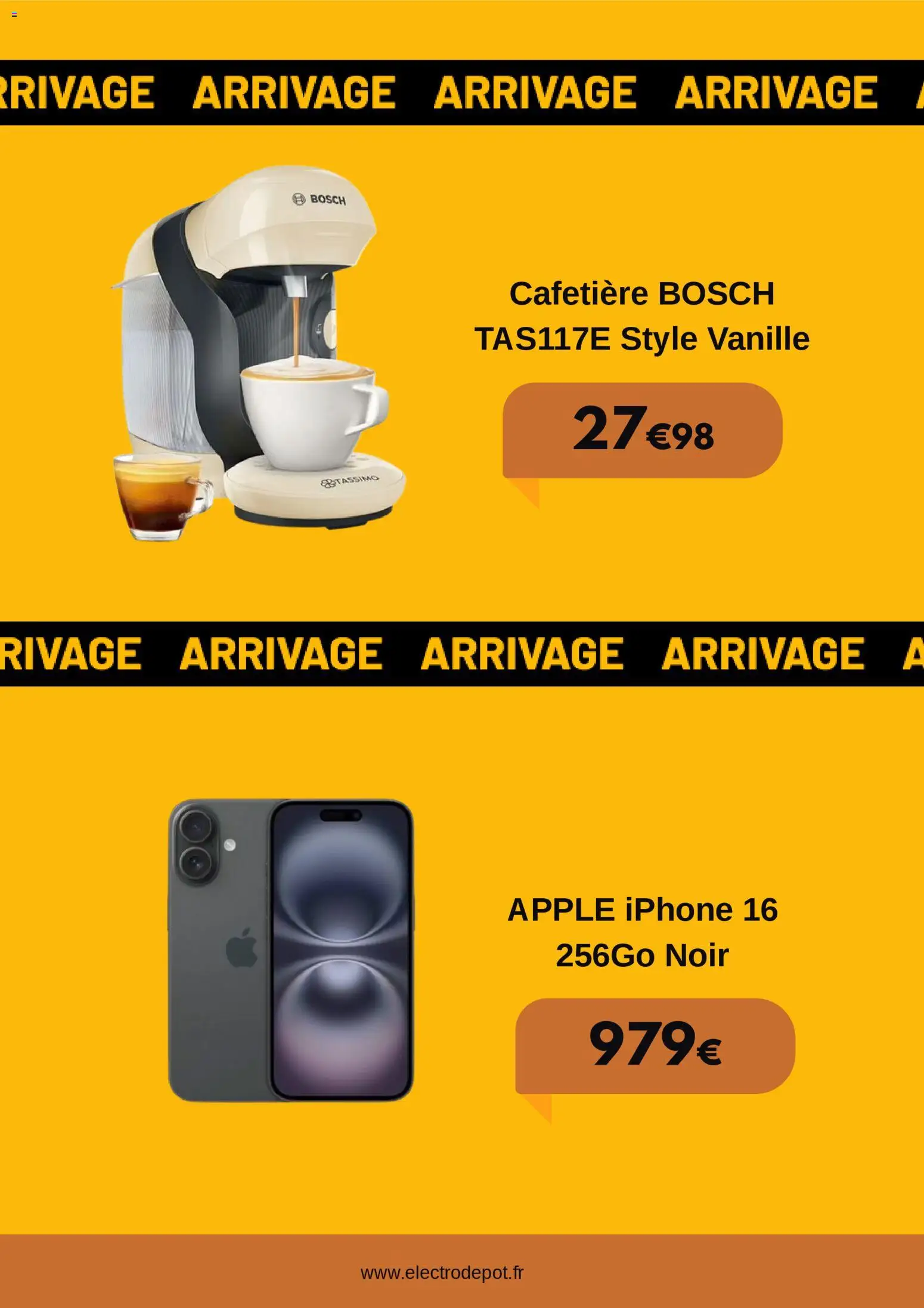 {H1} | Page: 3 | Produits: Cafetière, Apple Iphone, Iphone