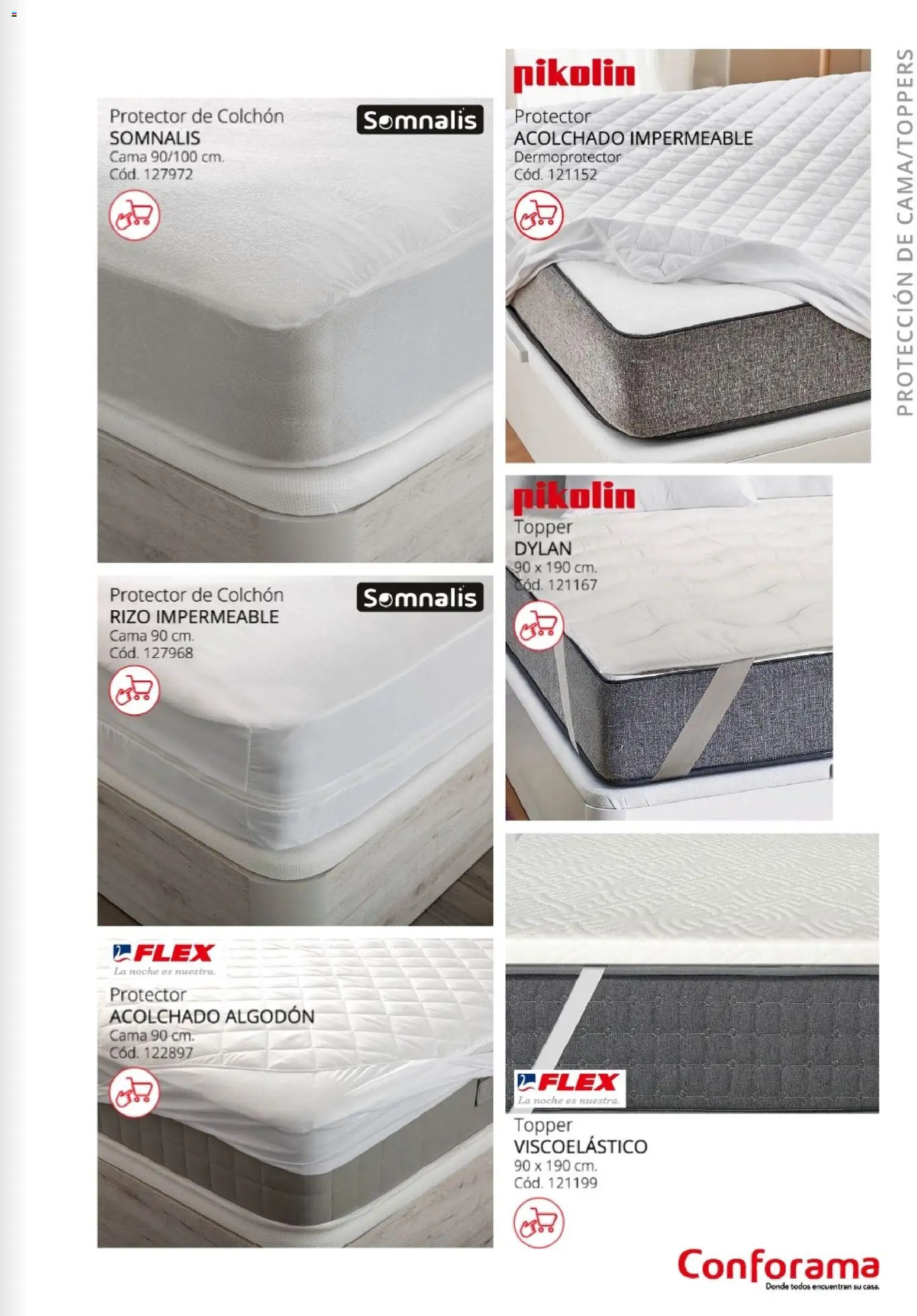 Conforama - Guía de textil 2026 │ válido desde el 05.02.2026 | Página: 19 | Productos: Colchon, Cama