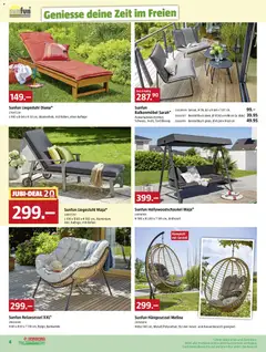 Bauhaus aktionen ab 27.04.2026 gültig | Seite: 4 | Produkte: Liegestuhl, Beistelltisch, Relaxsessel