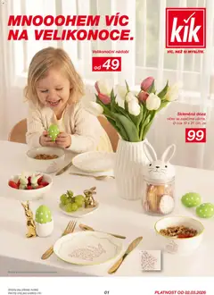 Náhled letáku Kik leták od 02.03.2026