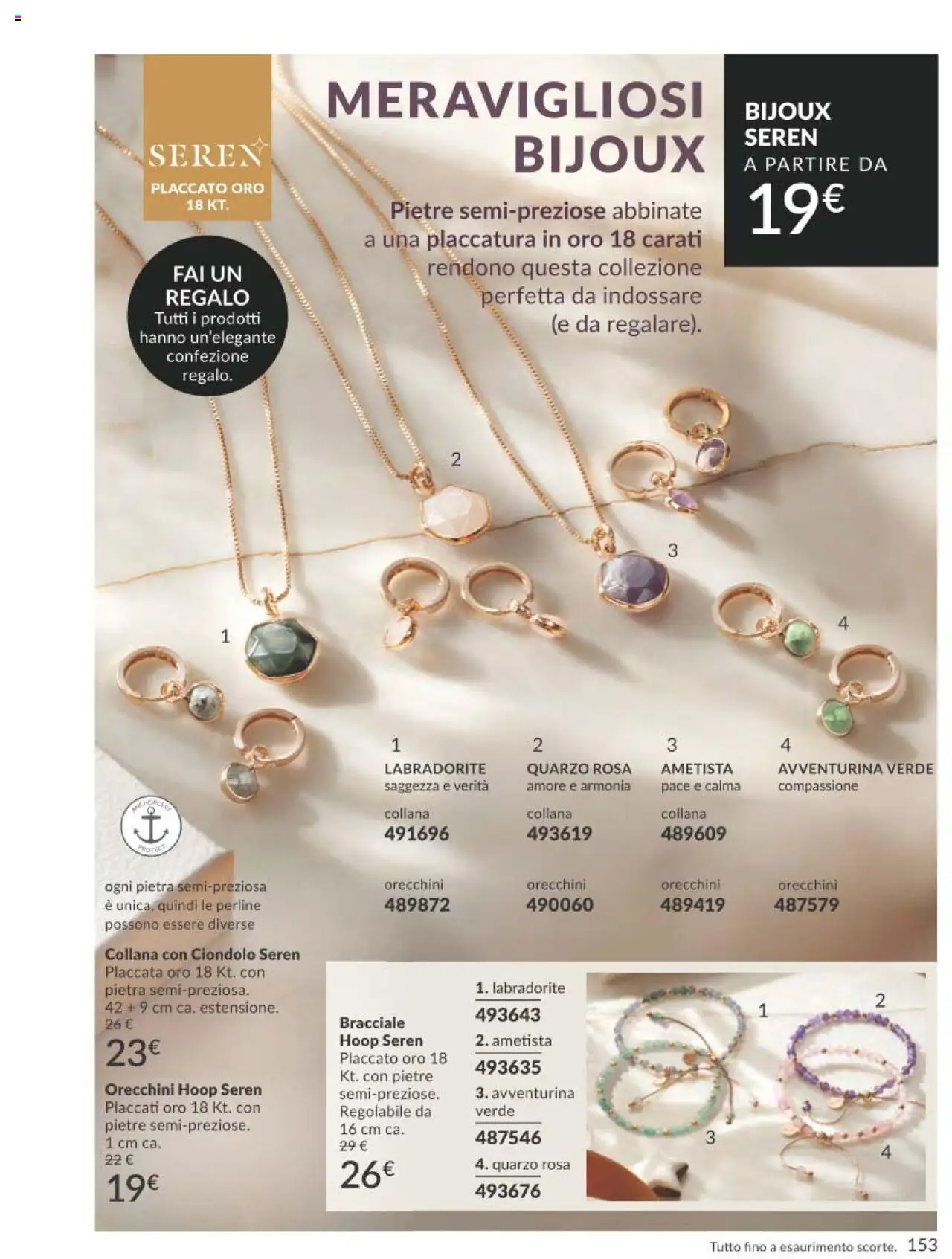Volantino Avon del 01.10.2025 | Pagina: 153 | Prodotti: Bracciale, Collana, Orecchini