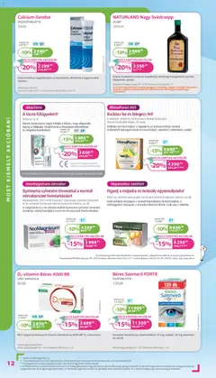 Kulcs Patika akciós újság - amely érvényes a következő dátumtól: 01.04.2026 | Oldal: 12