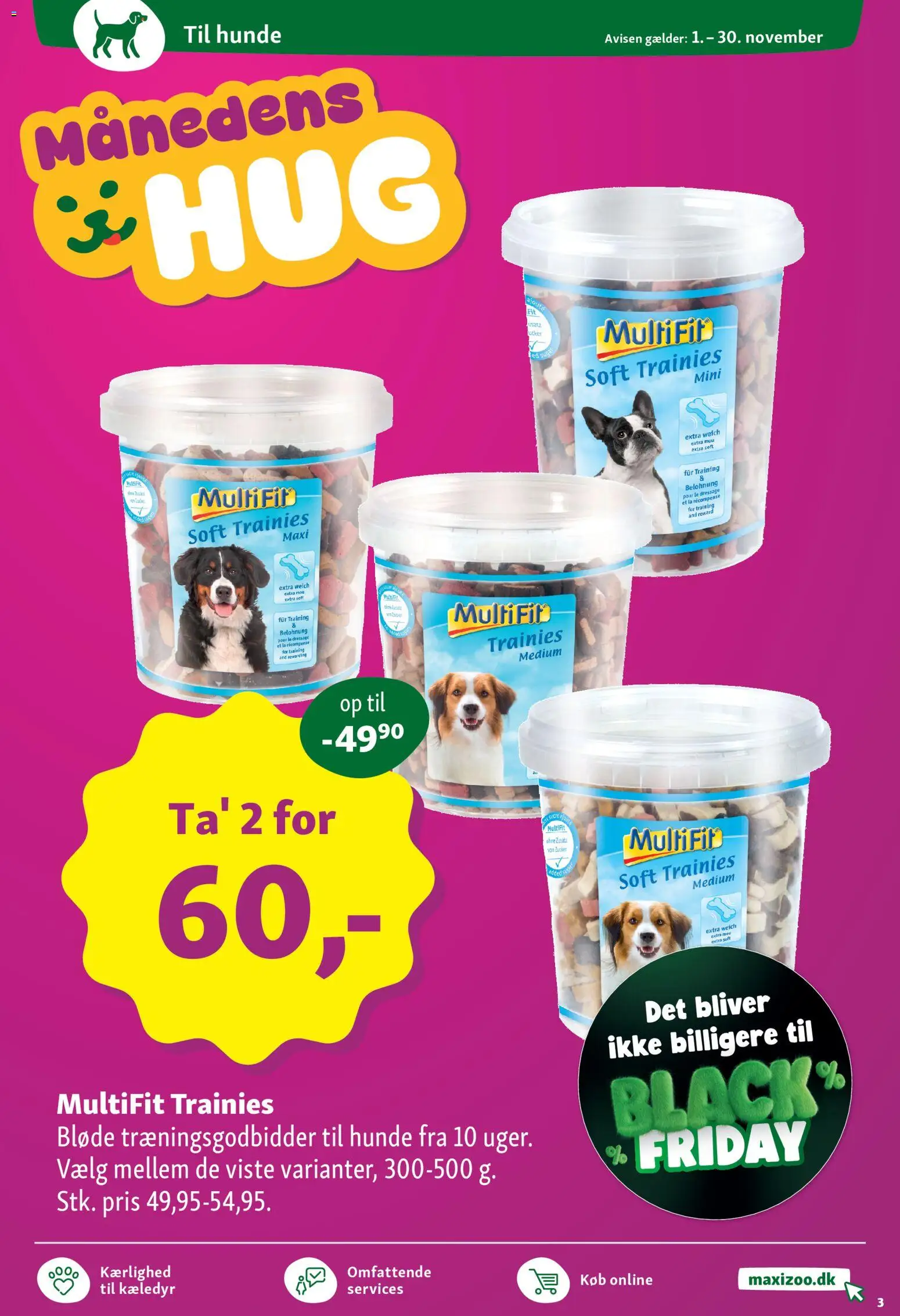 Maxi Zoo tilbudsavis – gyldig fra 01.11.2025 | Side: 3