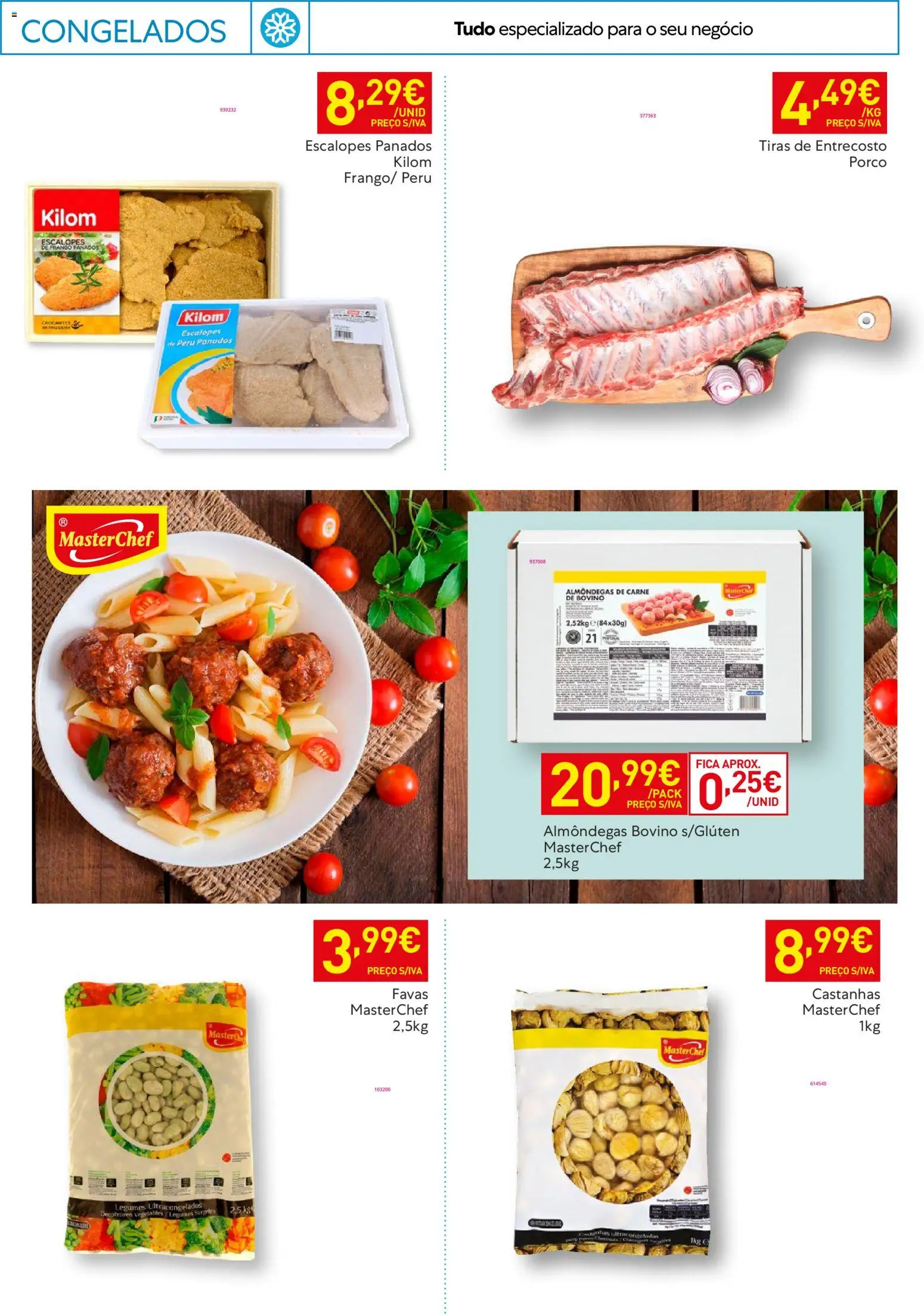 Recheio - Horeca Bons Negócios │ válido de 10.02.2026 | Página: 31 | Produtos: Favas, Frango, Castanhas, Carne