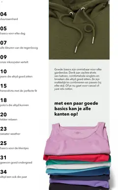 Scapino - Basics magazine - Voorbeeld van een folder van Scapino, geldig van 01.01.2026 | Pagina: 3 | Producten: Kan, Sweater, Ondergoed