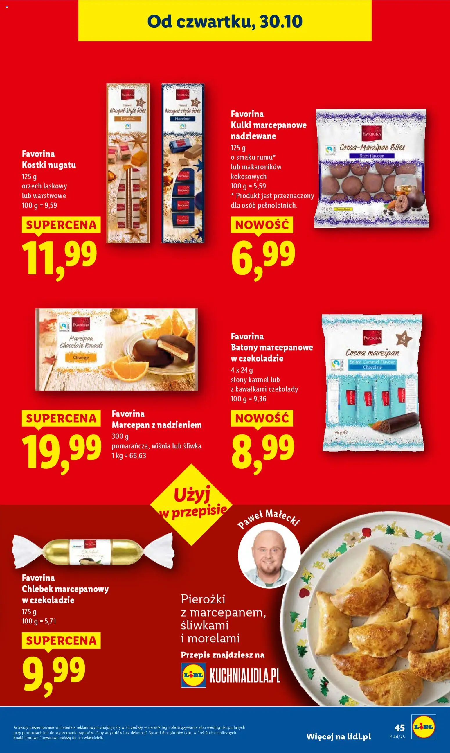 Lidl Gazetka od 30.10.2025 | Strona: 47 | Produkty: Czekolady, Rum, Marcepan